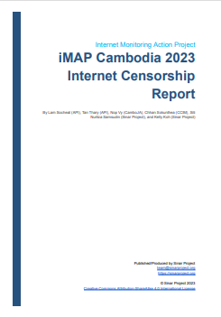 iMAP Cambodia 2023 Internet Censorship Report