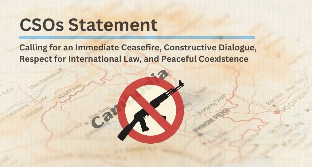 CSOs Statement Calling for an Immediate Ceasefire, Constructive Dialogue,  Respect for International Law, and Peaceful Coexistence
