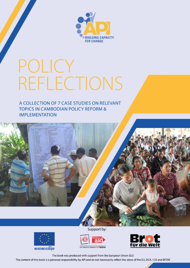 Cambodia Policy Reform and Implementation Reflection – 2016